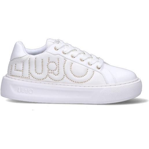 LIU JO sneaker donna bianca in pelle