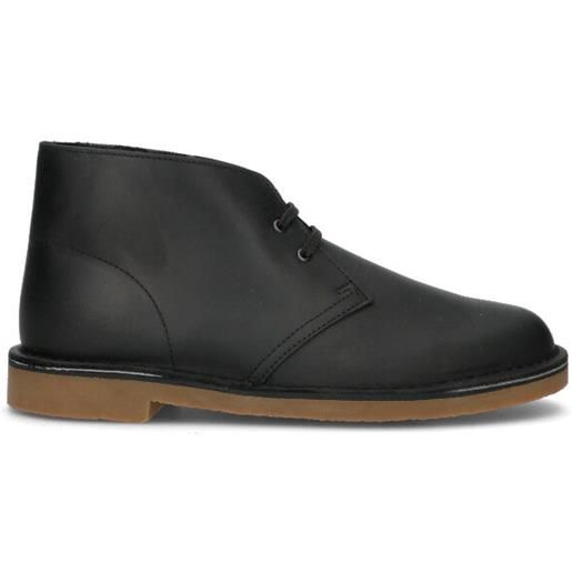 CLARKS ESSENTIALS polacco uomo nero in pelle