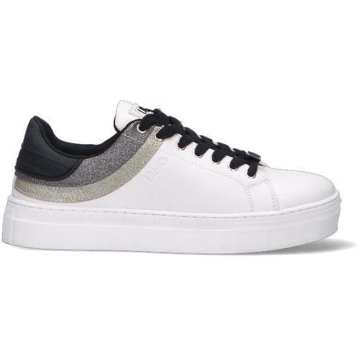 LIU JO sneaker ragazzo bianca in pelle