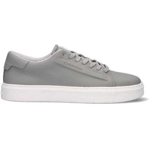 CALVIN KLEIN sneaker uomo grigia in pelle