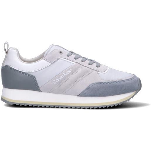 CALVIN KLEIN sneaker uomo grigia in suede