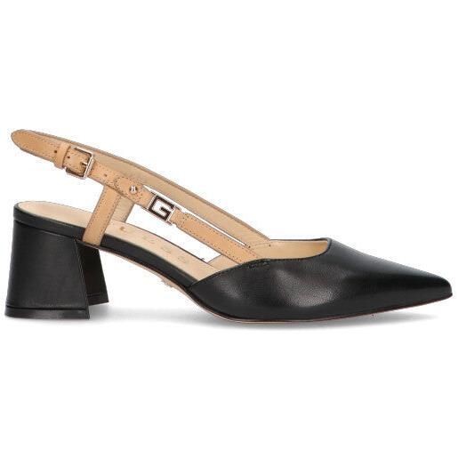 GUESS decollete donna nera in pelle