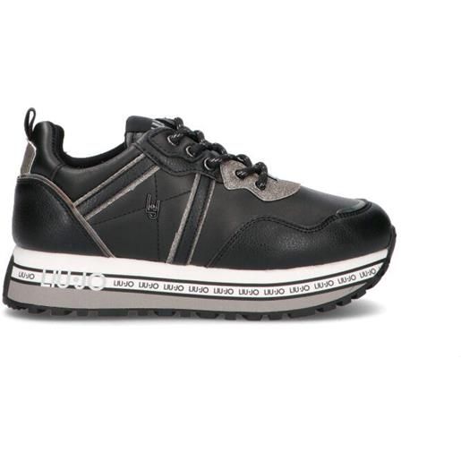 LIU JO sneaker bimba nera in pelle