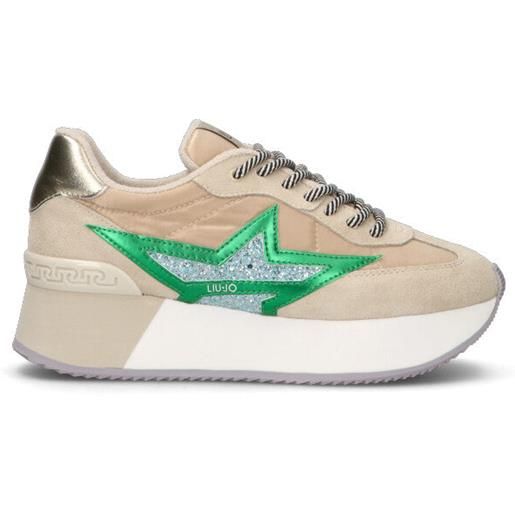 LIU JO sneakers donna beige