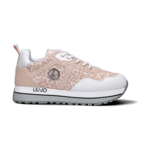 LIU JO sneaker bimba rosa/bianca