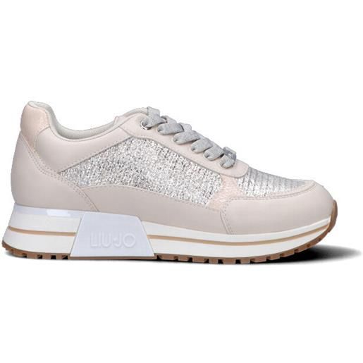 LIU JO sneaker donna panna/argento
