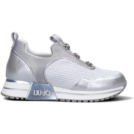 LIU JO sneakers ragazzo argento