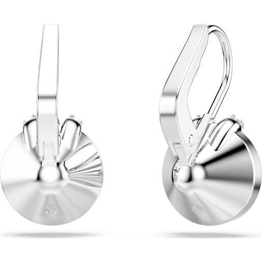 SWAROVSKI orecchini pendenti bella v, taglio round rosa