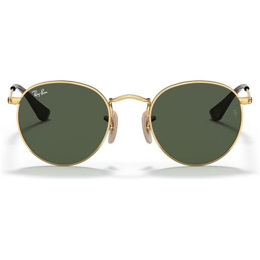 Ray-Ban occhiali da sole rj9547s 223/71 junior round oro/verde scuro bambini