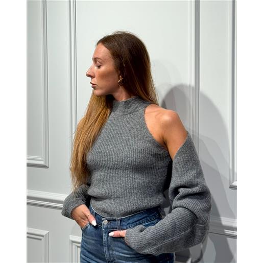 KONTATTO twin set con coprispalle misto lana - KONTATTO