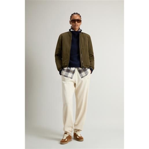 Woolrich donna bomber grace in peached poly verde taglia xxs