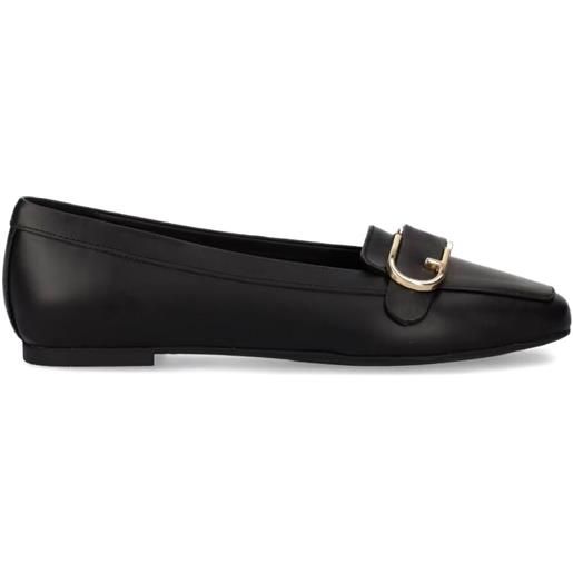 Furla mocassini con fibbia - nero