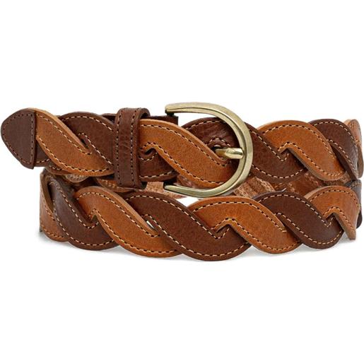 Drôle De Monsieur cintura in pelle - marrone