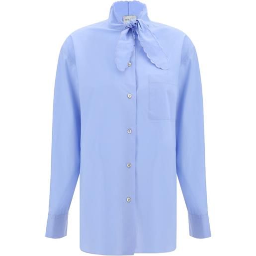 Forte Forte camicia con nodo - blu