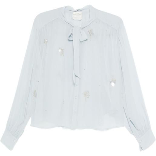 Forte Forte camicia con decorazione - blu