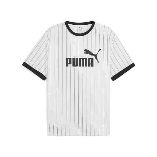 PUMA maglia da uomo a righe ess (confezione da 1)