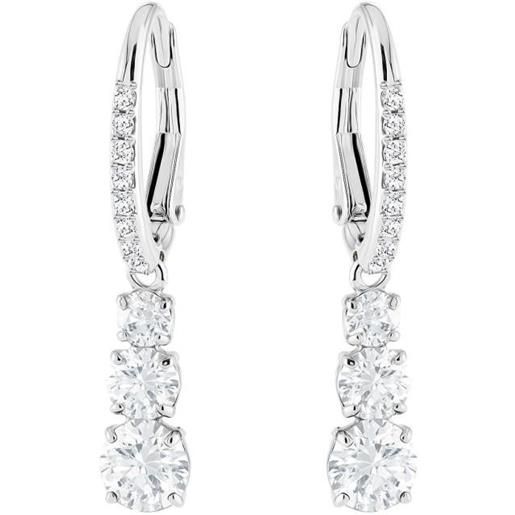 SWAROVSKI orecchini stilla attract trilogy bianco