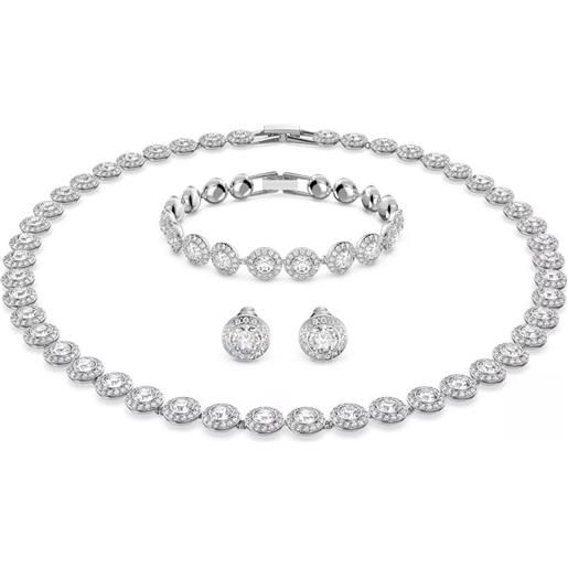 SWAROVSKI set collana +orecchini +bracciale angelic 5367853
