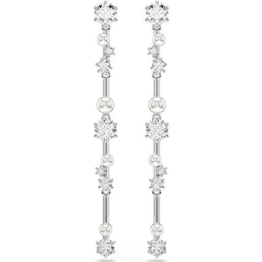 SWAROVSKI orecchini constella bianco, placcatura rodio 570561414
