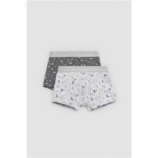 Ysabel Mora confezione da 2 boxer in cotone per ragazzi con stampe musicali