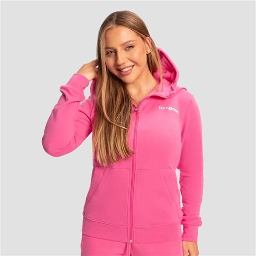 GymBeam felpa con cappuccio e zip da donna limitless dragonfruit