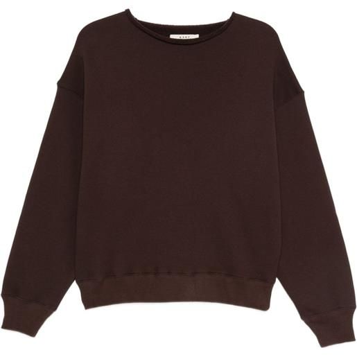 6397 felpa in lana e cotone - marrone