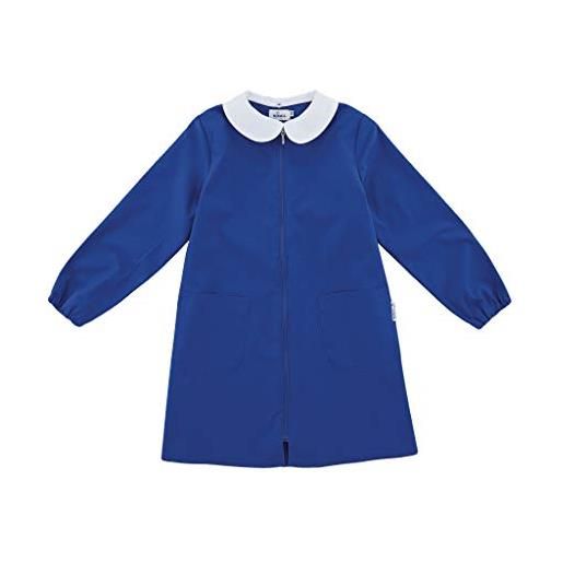 Grembiule Scolastico Bambina Nero Con Zip – Ricamato Personalizzato – Taglia 10 Anni