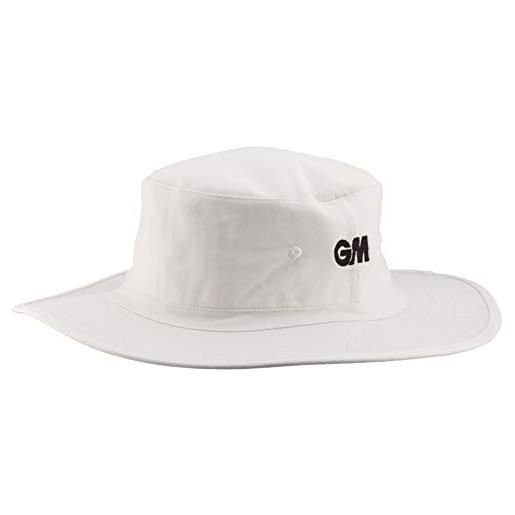 Gunn & Moore panama, cappello da cricket, bianco, xl