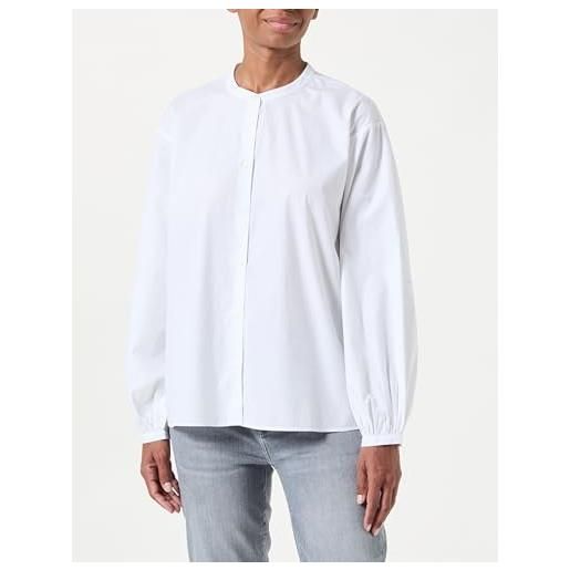 Tommy Hilfiger donna blusa balloon blouse maniche lunghe, bianco (th optic white), 50