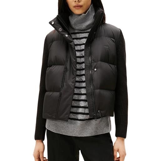 TOMMY HILFIGER modern down knit mix reg jacket piumino donna