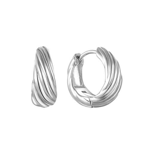 Fibbia per gioielli fatta a mano in argento sterling 925 con pietre