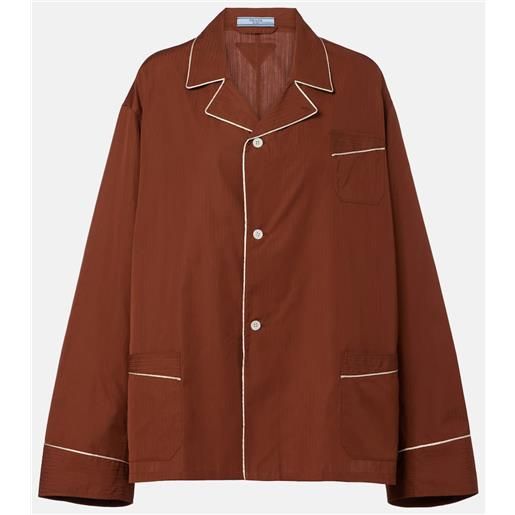 Prada camicia oversize in cotone