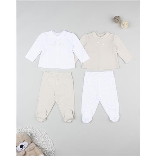 Prénatal pack 2 set neonata bianco/beige