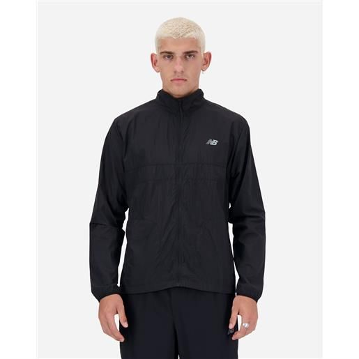 New Balance athletics packable m - giacca running - uomo - nero