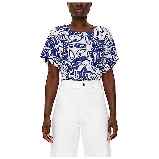 s.Oliver maglietta da donna manica corta, blu, 38