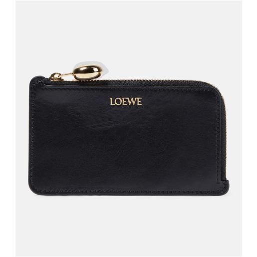 Loewe portacarte in pelle con logo