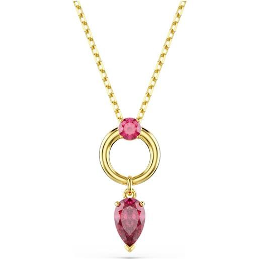 SWAROVSKI pendente mesmera, taglio misto rosso