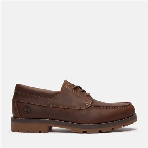 Timberland - scarpa stringata britton square da uomo in marrone, uomo, marrone, taglia: 40
