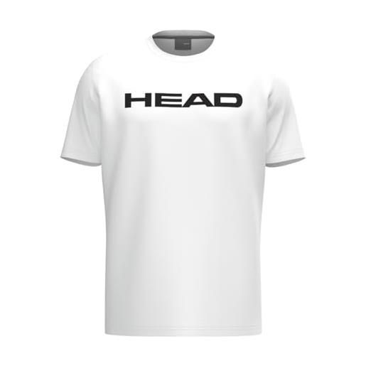 HEAD club original t-shirt junior, bianco, 164 unisex-bambini e ragazzi