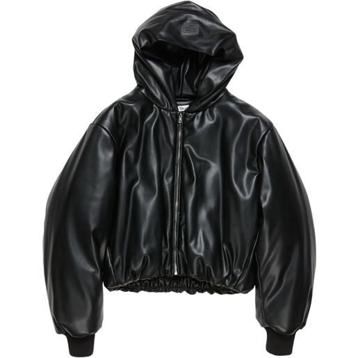 Acne Studios piumino con cappuccio - nero