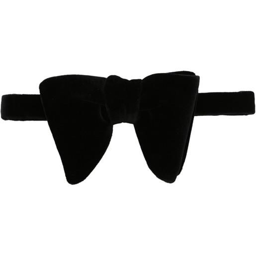 TOM FORD papillon in velluto - nero