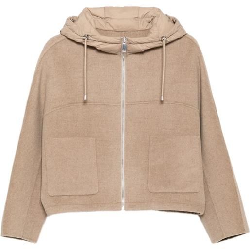 N.Peal giacca crop - toni neutri