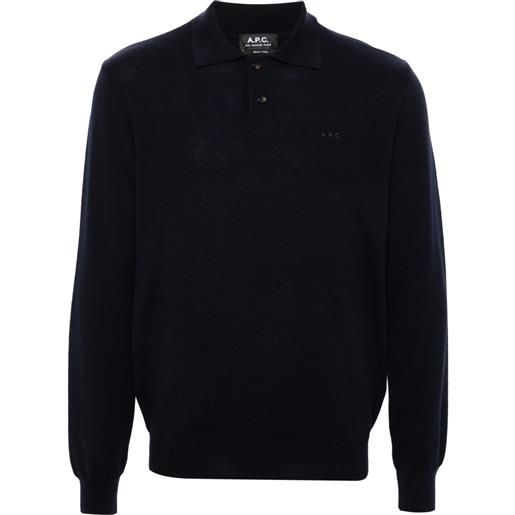 A.P.C. polo jacob - blu