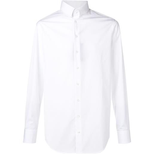 Giorgio Armani camicia slim - bianco