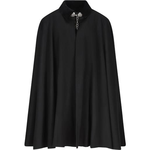 IL TABARRO mantella in lana - nero