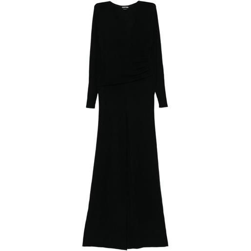 TOM FORD tuta intera in lana - nero