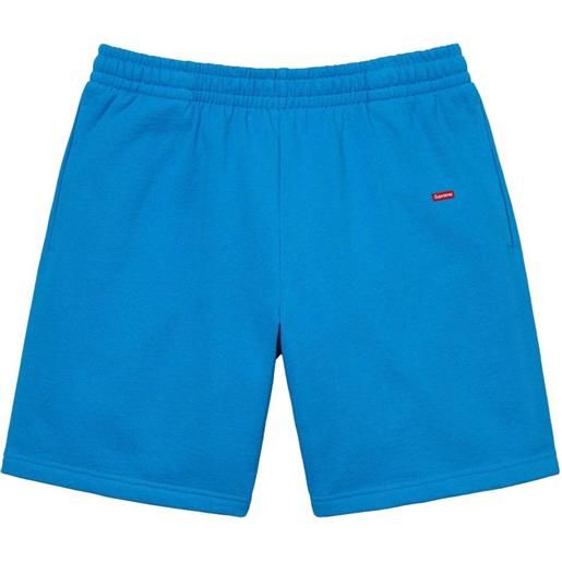 Supreme shorts sportivi con logo - blu