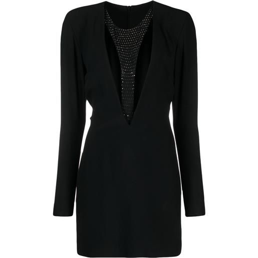 John Richmond abito con strass mechi - nero
