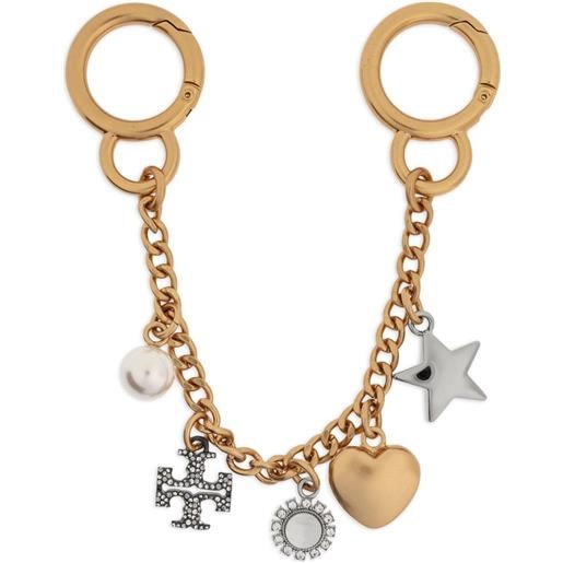 Tory Burch portachiavi con ciondolo - oro
