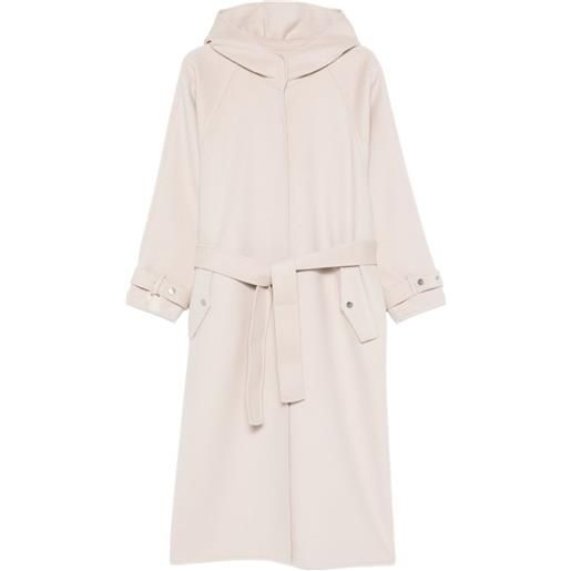 PINKO cappotto con cappuccio - grigio